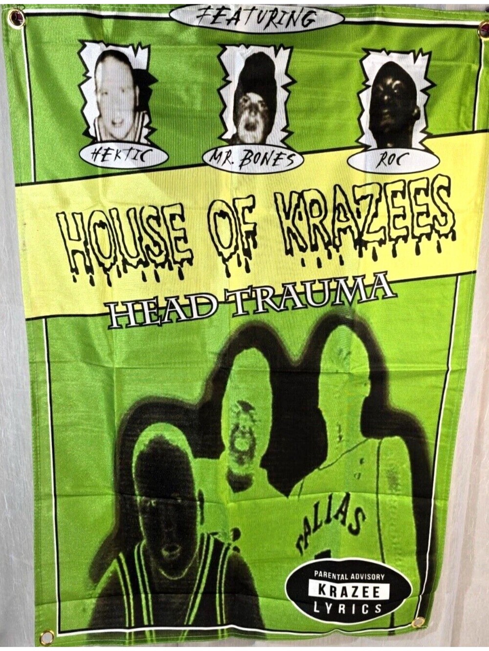 TWIZTID HOK Head Trauma Album Cover FLAG 24X36 New Sealed MNE majik Ninja